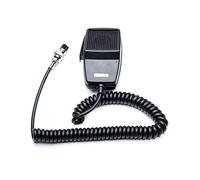 ARSMI CB-507 Microphone Mic Speaker PTT Round 4 Pin Connector Mobile Radio Walkie Talkie Car CB Two Way Ham Fit For Cobra Fit For Uniden Fit For Galaxy walkie-talkie microphone (Color : Black)