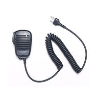 ARSMI Rainproof Shoulder Remote Speaker Mic Microphone PTT 2pin Portable Radio Fit For Midland GXT550/650 GXT1000 GXT1000VP4 LXT210/216 walkie-talkie microphone (Color : Black)