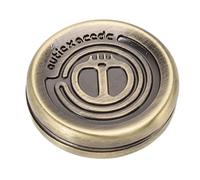 Arsor Magnetic Push Slider, Fidget Haptic Coins EDC Metal Fidget Toys Anxiety Stress Relief ADHD Autism Sensory Toys Rotary Push Fidget Toys Office Desk Toys Gifts for Kid and Adult
