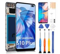 ARSSLY for Samsung Galaxy S10 Plus Screen Replacement for Samsung s10+ LCD Display G975F G975U G975W 6.4"" Touch Screen Digitizer Full Assembly with Frame (Black Without Fingerprint Function)