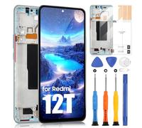 ARSSLY Incell Screen for Xiaomi 12T 22071212AG LCD Display for Xiaomi 12T Pro 5G 2022 Touch Screen Digitizer Assembly Repair Kit with Frame (Blue)