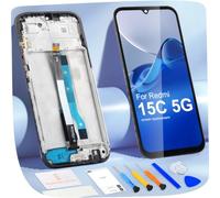 ARSSLY LCD Screen for Redmi 15C 5G / Xiaomi Poco C85 Display Black | Screen Replacement for Redmi 15C 2508CRN2BC 2508CRN2BG 6.9 Inch EU Version with Frame Digitizer Assembly with Repair
