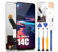 ARSSLY LCD Screen for Xiaomi Redmi 14C Screen for Redmi 14C LCD Display 2411DRN47C 2409BRN2CA 2409BRN2CG Touch Screen Digitizer Full Assembly with Tools (Black Frameless)