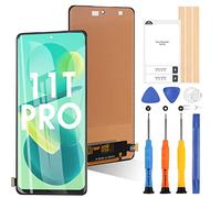 ARSSLY Screen for Xiaomi 11T PRO 2107113SG/Xiaomi 11T PRO 5G LCD Display Touch Digitazer Glass with Tools (6.67", Black)