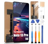 ARSSLY TFT Screen for Xiaomi Redmi Note 13 Pro 5G LCD Screen for Redmi Note 13 Pro 5G Screen 2312DRA50C Touch Digitizer Assembly + Repair Kit (Black)