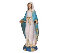 ARSTRIA Our Lady of Grace Statue 24‘’ High Blessed Holy Mother Virgin Mary Figure for Altar Religious Gift Devout Renaissance Collection Catholic Home Decor Resin Figurine