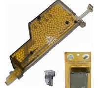 ARSUK 155 Round 6mm Airsoft BB Magazine Loader - Mid-Capacity Speed Reload Tool with Adapter - Portable BB Refill Accessory for 6mm Airsoft Magazines