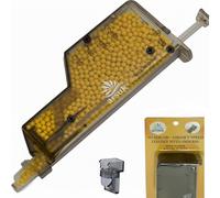 ARSUK 155 Round 6mm Airsoft BB Magazine Loader ? Mid-Capacity Speed Reload Tool with Adapter ? Portable BB Refill Accessory for 6mm Airsoft Magazines