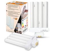 ARSUK 27W 4-Pin GX10Q-4 CFL Bulb, 6500K Daylight | FML27W 1500 Lumens Quad Tube Plug-in Compact Fluorescent Light Replacement for Desk, Reading, Office & Magnifying Lamps