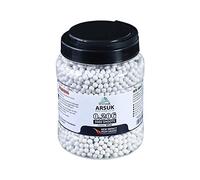 ARSUK 6mm Airsoft BBS 0.25g - White - 5000 Count - Seamless 6mm Plastic Pellets for Precision Target Practice & Tactical Shooting BBS for BB Guns