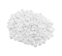 ARSUK 80 Pcs White Pebbles - Glass Pebbles for Decoration in Fish Tanks, Aquariums, Vases, Plant Pots, Gardens, and Home Decor - Fish Tank Gravel, Stones, Beads, Nuggets, and Crystal Gemstones