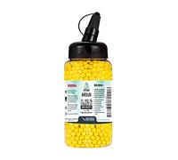 ARSUK Airsoft Plastic BB Pellets - 6mm 0.12g 2000 Count - Yellow High Precision Plastic BBs for BB Gun & Airsoft Target Practice - Air Soft Pellets Ammo Pack