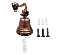 ARSUK Aluminum Ship Bell (3 Inch) - Last Order Bell with Rope - Nautical Wall Mounted Hanging for Home, Door, Bar, Pub, or Boat - Vintage Maritime Décor - Loud & Clear Sound