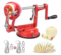 ARSUK Apple Peeler - 3 in 1 Fruit Corer Cutter and Peeling Machine for Kitchen - Stainless Steel Apples Peelers & Cutters Tool - Easy to Peel and Spiralizer