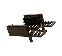 ARSUK Boot Scraper - Welly Puller & Holder, Boot Remover Cast Iron, Outdoor Boot Jack for Wellies - Heavy Duty Wellington Muddy Cleaner with Brush