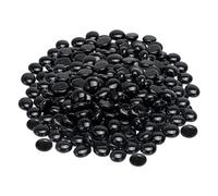 ARSUK Decorative Glass Pebbles, Stones Beads Rounded Gems Flat Marble, Vase Filler, Fire Artificial Crystal Gemstones for Aquarium, Mosaic Tiles Vases Craft, Garden Flowerpot, Landscaping (70-80pcs)