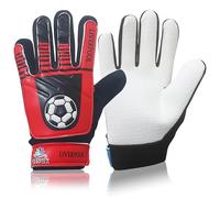 ARSUK Goalkeeper Gloves Kids, Youth Football Gloves for Boys, kids & children Soccer Goalie Gloves with Super grip Latex Palm L:20cm W:10cm Size:6 Age: 8-13 Years