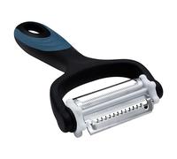 ARSUK Potato Peeler - (360° Rotating 3 Blades) Kitchen Peelers for Vegetable, Carrots and Potatoes, Spiralizer, Julienne and Speed Hand Peeling for All Veg & Fruit, Non Slip Grip