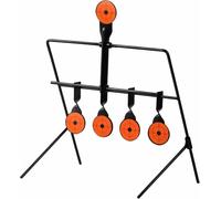 ARSUK Self-Resetting Airsoft Target - Heavy-Duty Metal Targets for BB Practice - Weatherproof Resetting Design for BBs and Airsoft Games - Suitable for Indoor & Outdoor Training
