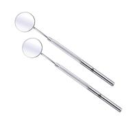 ARSUK Stainless Steel Dental Mirror for Mouth Inspection Dentist Tools, Teeth Cleaning Oral Hygiene Mouth Mirror for Personal and Home Use (2)