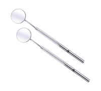 ARSUK Stainless Steel Dental Mirror for Mouth Inspection Dentist Tools, Teeth Cleaning Oral Hygiene Mouth Mirror for Personal and Home Use (2)