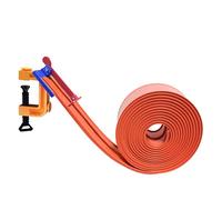 ARSUNOVO Flex Track 15 Ft Starter Set Compatible with Hot Wheels & 1/64th Scale Diecast Cars | Classic Long Design, with a Roll-Up Portable Structure to Create a Versatile DIY Racetrack (Orange)