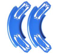 ARSUNOVO Racetrack Connectors Compatible with Hot Wheels,90 Degree Banked Turn,2 Packs