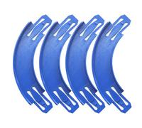 ARSUNOVO Racetrack Connectors Compatible with Hot Wheels,90 Degree Banked Turn,4 Packs,Upgrade Edition