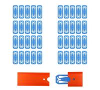 ARSUNOVO Racetrack Connectors Set of 40 Compatible with Hotwheels