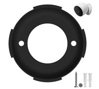 ARSUNOVO Wall Mounting Plate Replacement for Google Nest Cam Battery, Replacement Part for Locking Collar/Wall Anchors Compatible with Nest Camera (Nest Cam & Mounting Dome Not Included), Black