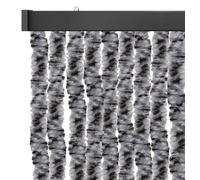 Arsvita Fleece curtain 90 x 220 cm (anthracite-black), perfect insect and privacy screen for your balcony and patio door, many colours