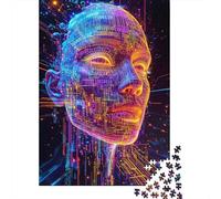 Art 1000 Pieces Jigsaw Puzzle for Adults - Premium Wooden Difficult Puzzles, Family Game Night Gift, Wall Art Home Decor, Relaxing Therapy Toy 1000pcs (75x50cm)