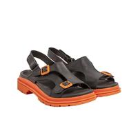 ART 1551 Birmingham, Women's Sandal, Nappa Black Orange, 9 UK