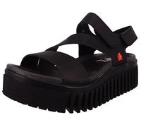 ART 1573 Brighton Flat SandalsWomen, Nappa Black, 8 UK