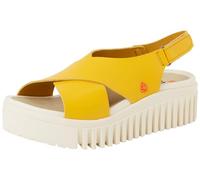 ART 1574 Brighton Flat SandalsWomen, Nappa Yellow, 9 UK