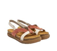 ART 1718 Rhodes, Women's Sandal, Nappa Cream Raspberry, 3 UK