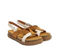 ART 1718 Rhodes, Women's Sandal, Nappa Cream Toffee, 9 UK
