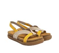 ART 1718 Rhodes, Women's Sandal, Nappa Yellow Cream, 4 UK