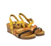ART 1930 I Live, Women's Sandal, Nappa Multi Yellow, 5 UK
