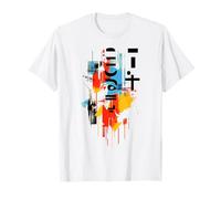 Art Abstract Motif Drawing Artwork Colorful T-Shirt