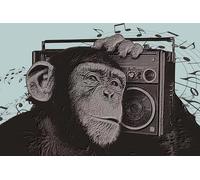 Art Acoustic Panels, Pack of 6 Self-Adhesive Acoustic Panels for Wall Decoration and Echo and Reverberation of Reduction, Decorative Acoustic Panels for Studio, Bedroom, Study Room - Gorillas