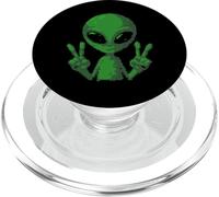 Art Alien Peace Sign UFO PopSockets PopGrip for MagSafe