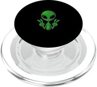 Art Alien Peace Sign UFO PopSockets PopGrip for MagSafe