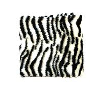 Art and Craft Factory Fluffy Zebra Print Fabric | Buy By The Metre (1m)