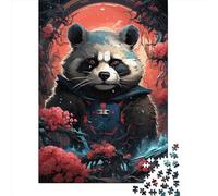 Art Animal Civet Cat 1000 Pieces Paper Puzzles for Adults Jigsaw Puzzles Educational Game Challenge Toy 1000pcs (38x26cm)