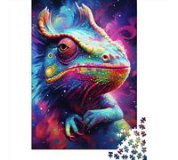 Art Animal Lizard Puzzles for Adults 1000 Piece Puzzle for Teenager Educational Game Challenge Toy 1000pcs (38x26cm)