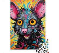 Art Animal Mouse Puzzle for Teenagers 1000 Pieces Puzzle Brain Teaser Puzzles For Adults 1000pcs (75x50cm)