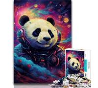 Art Animal Panda Jigsaw Puzzles for Adults 1000 Piece Puzzle,Challenging Game And Family Play for Is Ideal As A Gift for The Whole Family 50x75cm
