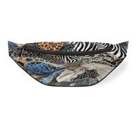 Art Animal Print Waist Bag Pack for Women Men Kids Girls Boys Fanny Pack Bumbags Pouch Purses Belt Bag for Travel Sport Running