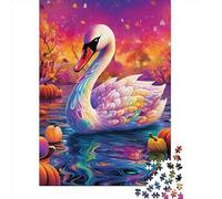 Art Animal Swan Puzzles for Adults 1000 Pieces Puzzle for Adults And Teenager Family Game 1000pcs (38x26cm)